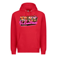 Red be my valentine Premium Hoodie - HowdyJamesFarm