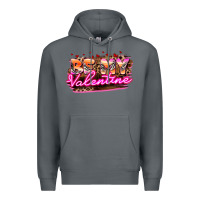 Rock be my valentine Premium Hoodie - HowdyJamesFarm