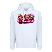 White be my valentine Premium Hoodie - HowdyJamesFarm