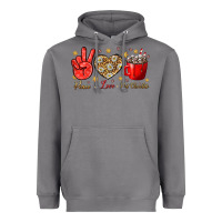 Storm Peace love hot chocolate Heavyweight Hoodie - NancyCooperArtShop