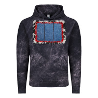 Cloud Black cowhide bandana denim background Vintage Hoodie - AdoDesignShop