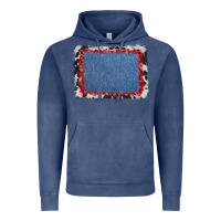 Vintage Denim cowhide bandana denim background Vintage Hoodie - AdoDesignShop