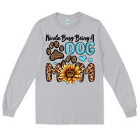 Moon Dust kinda busy being a dog mom Long Sleeve Tee - MaliasSmallBusiness