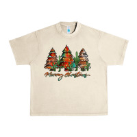 Western Christmas Trees Merry Christmas Urban Heavy Tee | Teevron