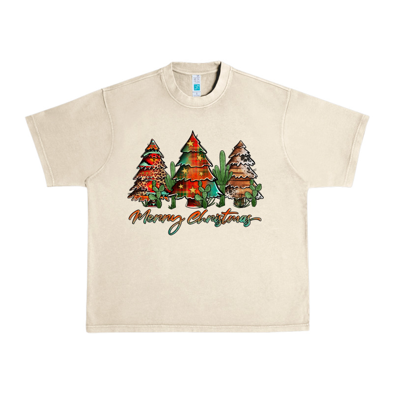 Western Christmas Trees Merry Christmas Urban Heavy Tee by Jasminsmagicworld | Teevron