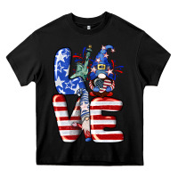 Black Love 4th of July with gnomes 4th of july Heavy Core Tee - CowGirlArtShop