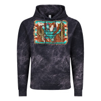 Cloud Black cactus cowhide serape Vintage Hoodie - AdoDesignShop