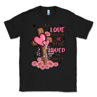 Black valentine cross Classic Tee - MaliasSmallBusiness