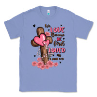 Colony Blue valentine cross Classic Tee - MaliasSmallBusiness