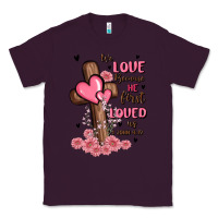 Plum valentine cross Classic Tee - MaliasSmallBusiness