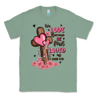 Sage valentine cross Classic Tee - MaliasSmallBusiness