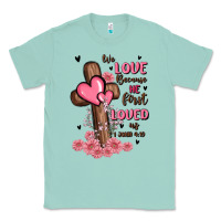 Seafoam valentine cross Classic Tee - MaliasSmallBusiness