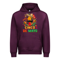 Mauve Wine My first cinco de mayo Urban Hoodie - FaDigitalArtStudio
