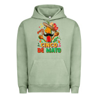 Pigment Oil Green My first cinco de mayo Urban Hoodie - FaDigitalArtStudio