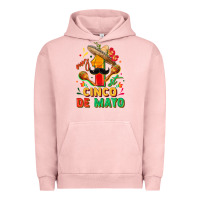 Pigment Salmon My first cinco de mayo Urban Hoodie - FaDigitalArtStudio
