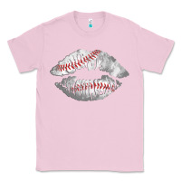 Bubblegum Pink baseball lips Classic Tee - AdoDesignShop