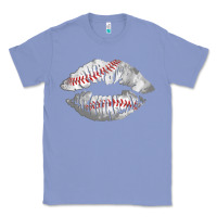 Colony Blue baseball lips Classic Tee - AdoDesignShop