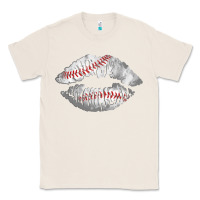 Natural baseball lips Classic Tee - AdoDesignShop