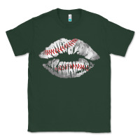 Sports Green baseball lips Classic Tee - AdoDesignShop