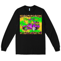 Black mardi gras gnome truck Long Sleeve Tee - JahusDesignShop