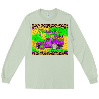 Matcha mardi gras gnome truck Long Sleeve Tee - JahusDesignShop