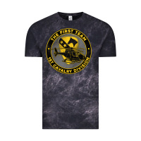Cloud Black the first team 1st cavalry division Vintage Tee - Jasminsmagicworld