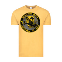 Vintage Mustard the first team 1st cavalry division Vintage Tee - Jasminsmagicworld