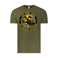 Vintage Olive the first team 1st cavalry division Vintage Tee - Jasminsmagicworld