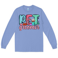 Colony Blue pet groomer Long Sleeve Tee - MaliasSmallBusiness