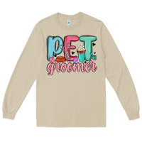 Mushroom pet groomer Long Sleeve Tee - MaliasSmallBusiness