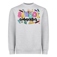 Heather Grey school counselor Heavyweight Sweatshirt - MaliasSmallBusiness