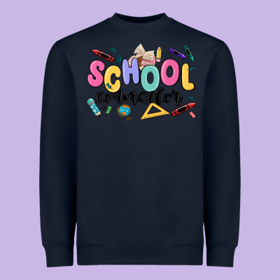 School Counselor Heavyweight Sweatshirt Designed By Maliassmallbusiness