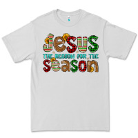 Dove Grey jesus the reason for the season Premium Tee - FaDigitalArtStudio