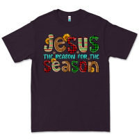 Plum jesus the reason for the season Premium Tee - FaDigitalArtStudio