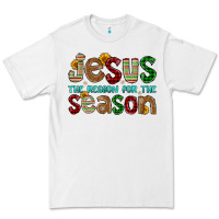 White jesus the reason for the season Premium Tee - FaDigitalArtStudio