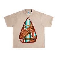 French Oak turquoise serape tooled leather arrowhead Urban Heavy Tee - Jasminsmagicworld