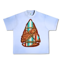 Grape Ice turquoise serape tooled leather arrowhead Urban Heavy Tee - Jasminsmagicworld