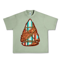 Oil Green turquoise serape tooled leather arrowhead Urban Heavy Tee - Jasminsmagicworld