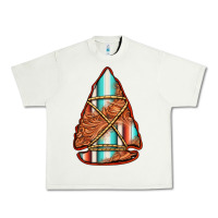 Pistachio turquoise serape tooled leather arrowhead Urban Heavy Tee - Jasminsmagicworld
