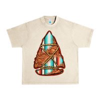 Sandshell turquoise serape tooled leather arrowhead Urban Heavy Tee - Jasminsmagicworld