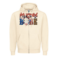 Sandshell Western Star Spangled Baby Cow Zipper Hoodie - LillyAllenDesigns