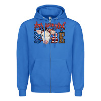 True Royal Western Star Spangled Baby Cow Zipper Hoodie - LillyAllenDesigns