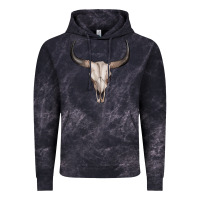 Cloud Black bullskull Vintage Hoodie - Artiststas