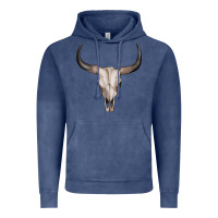 Vintage Denim bullskull Vintage Hoodie - Artiststas