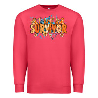 Cardinal I am a survivor orange ribbon Kidney Cancer Premium Sweatshirt - NancyCooperArtShop
