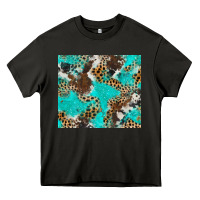 Asphalt cheetah cowhide tumbler Heavy Core Tee - BarkalooDesign