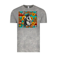 Cloud Rock Aztec Sunflowers Horse Vintage Tee - LillyAllenDesigns