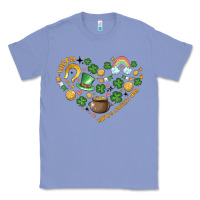 Colony Blue st patricks  hearts Classic Tee - MaliasSmallBusiness