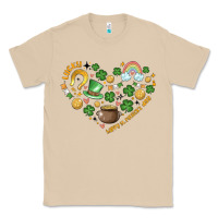 Mushroom st patricks  hearts Classic Tee - MaliasSmallBusiness