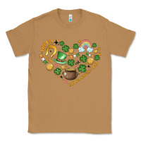 Toasted Coconut st patricks  hearts Classic Tee - MaliasSmallBusiness